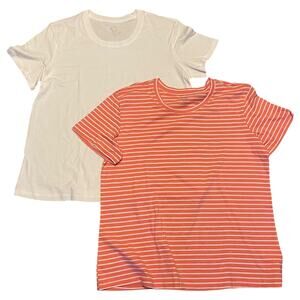 EcoThreads Set Of Organic Cotton Short Sleeve Shirts Size X-Large NWOT